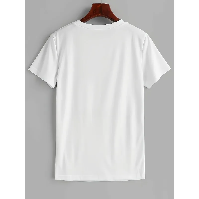 Retro Los Angeles Letter Graphic Tee for Men Breathable 100% Cotton Perfect for Summer Streetwear Casual Style
