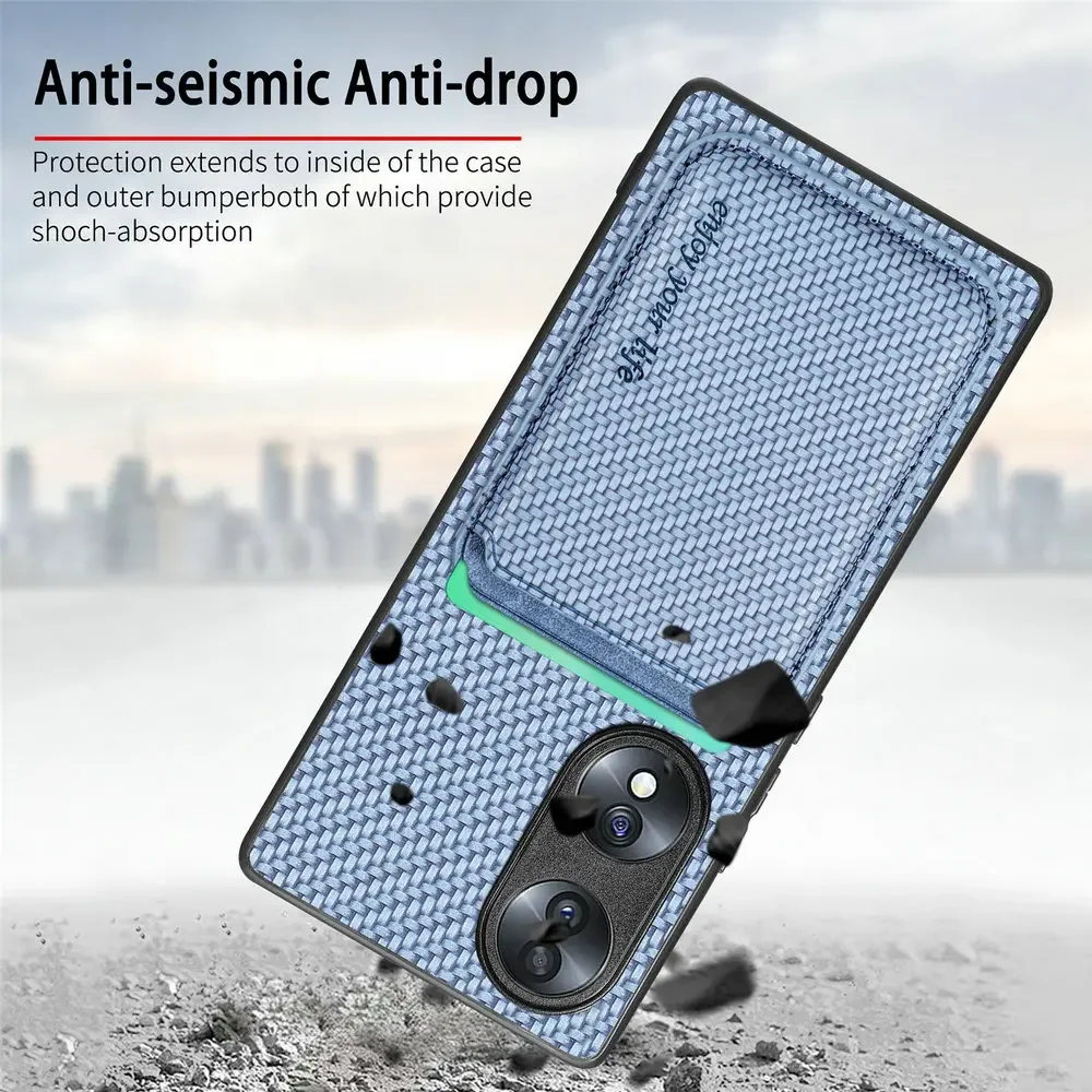 Magnetic 2IN1 Detachable Leather Case for OPPO A80 A79 A98 A78 A58 A38 A18 A17 K A 18 38 58 78 79 80 98 5G 4G Card Cover Magsafe