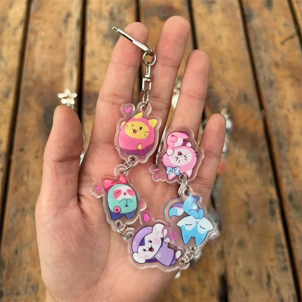 Kpop Groups Babymonster GIDLE ZB1 Acrylic Keychain High Quality Double Sides Printing Backpack Pendant Keyrings RIIZE ITZY Gifts