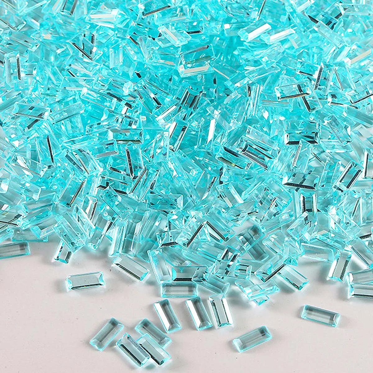 Acrylic Colorful Strip Filler for TPR Squishy Ball Plug Beads DIY Squeeze Stress Relief Toy Handmade Ornament Accessory Supplies