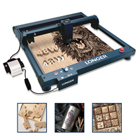 LONGER Laser B1 40W Laser Engraver with Smart Air-Assist System High Speed Engraving and 450x440mm Work Area Support Multi-Color