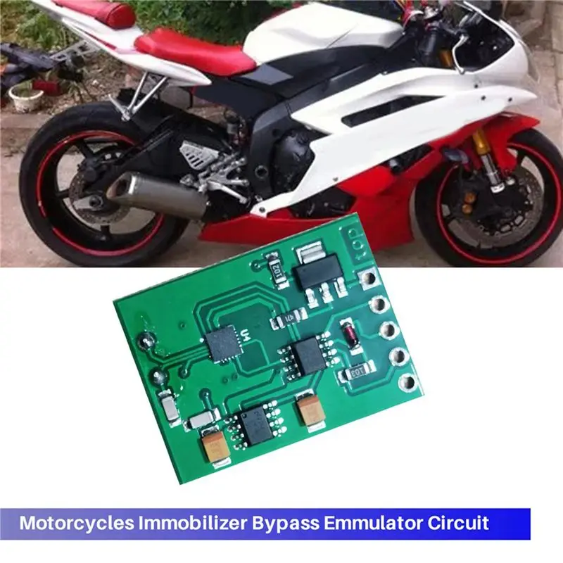 Simple 3X Motorcycles Immobilizer Emmulator Circuit For Motorcycles Scooters 2006-2009 Immobiliser Emulator Chips
