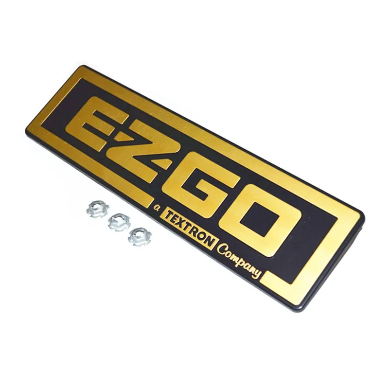 LOGO for EZGO TXT  Emblem Front Name Plate 1989-2010 Golf Cart OEM#71037-G02/71037-G04