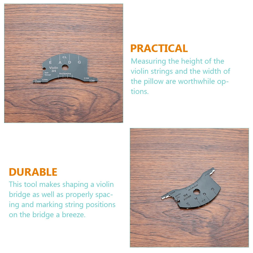 أداة قياس الكمان سلسلة بلاستيكية ممتازة لمحاذاة لوحة الأصابع قالب متعدد الوظائف لقوالب إصلاح الكمان #2