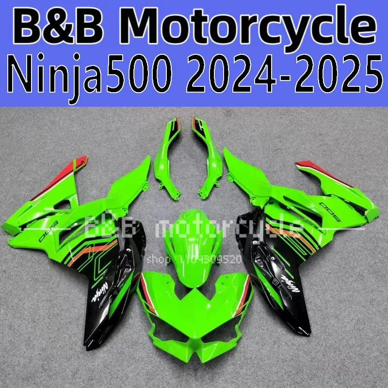 

Для Kawasaki Ninja 500 ninja 500 NINJA 500 NINJA 500 2024-2025 полный комплект обтекателя мотоцикла, аксессуары для инъекционного обтекателя кузова