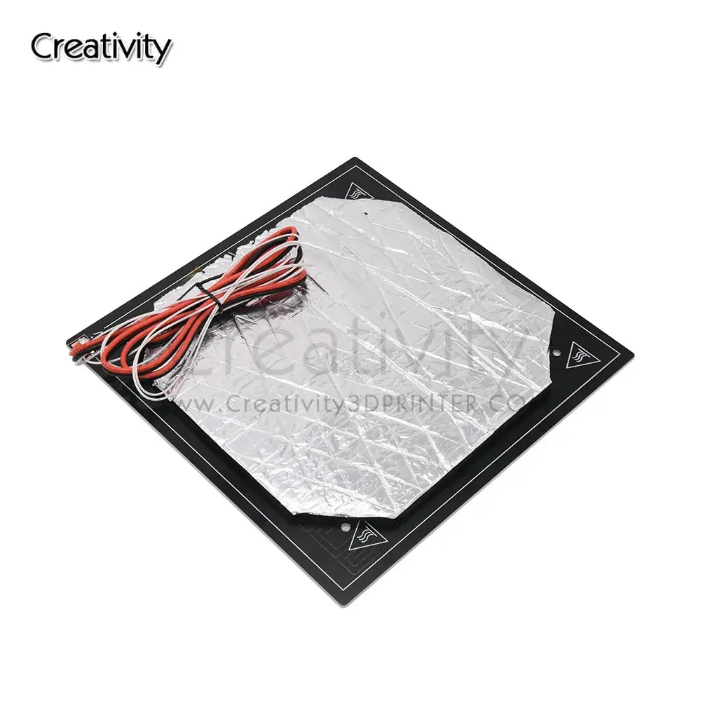 Creativity All 3D printer hot bed 24V 220W 235 * 235mm aluminum plate with insulating cotton for Ender-3 / Ender-3pro