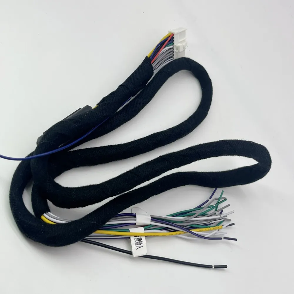 Modification of Automobile DSP Digital Power Amplifier Universal Wire Harness Lossless Butt Joint Tail Plug Group