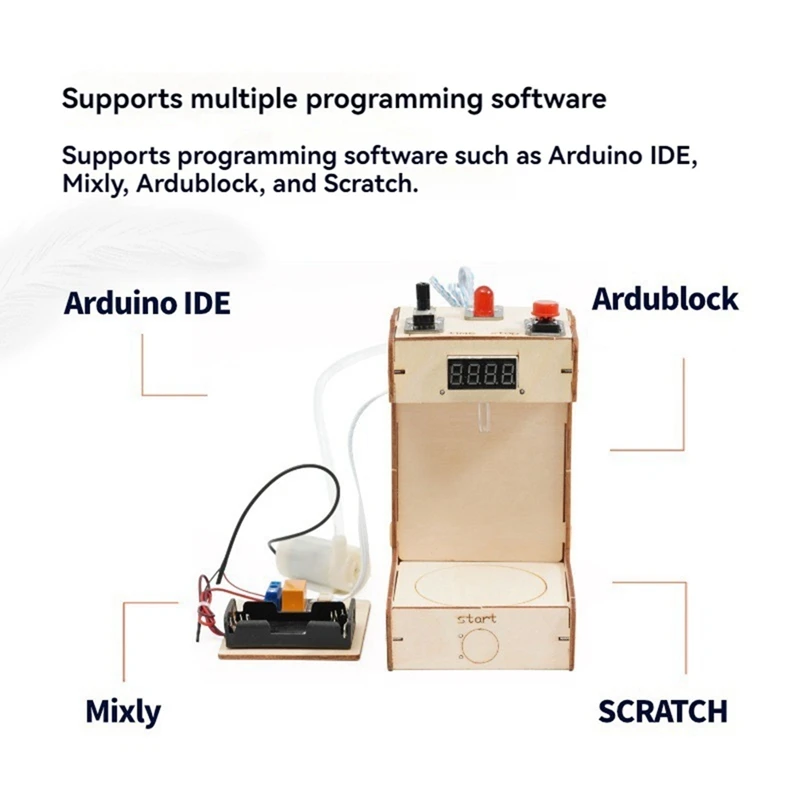 Distributeur d'eau intelligent avec carte de développement R3 pour Ardu37, kit d'outils expérimentaux scientifiques, bricolage