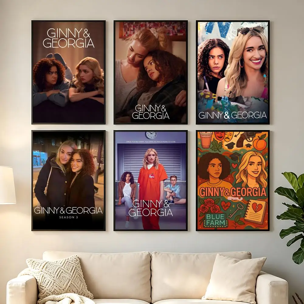 series Ginny Georgia Poster Poster HD Printing Comfortable and Fresh Style Wall Art Home Decor Living Room Cafe Gift
