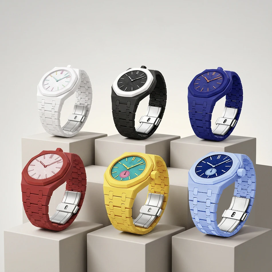 Modny ceramiczny pasek do zegarka Swatch X AP Royal POP, zestaw do modyfikacji bioceramiki, pasek, etui, adapter do akcesoriów zegarków na rękę. — zdjęcie produktu 5