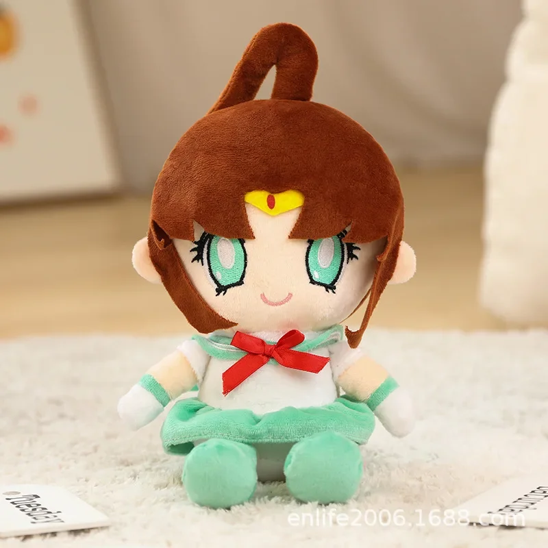 25cm Anime Figure Sailor Moon Doll Tsukino Usagi Luna Cat Toys Cartoon Q Version Cloth Doll Children Birthday Gift Kids Toy