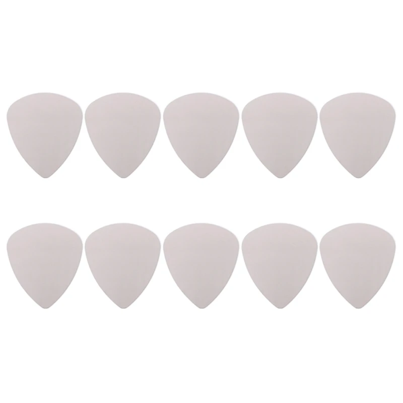 10Pcs Stainless Steel Metal Guitar Pick Replacement for Bright, Vibrant Sounds A52F