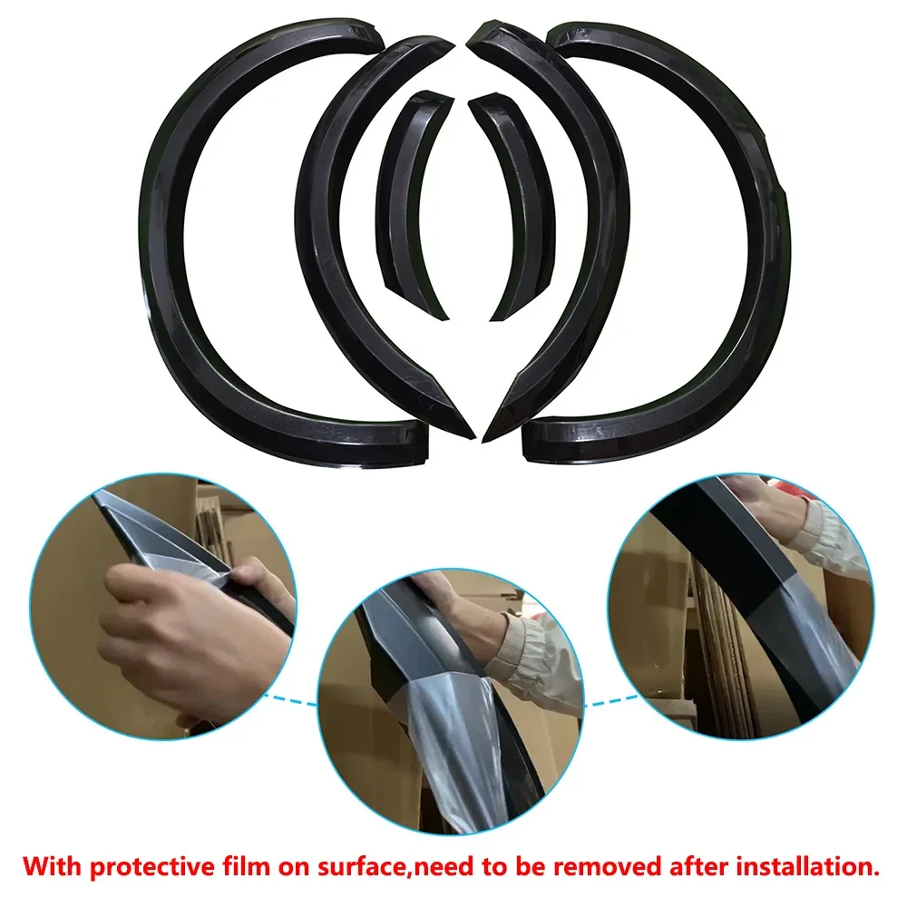 Fender Flares Wheel Arch For Ford Ranger T7 T8 2015-2022 Wildtrak XTL XL Mudguards Double Cabin Pickup Off Road Car Accessories view 4