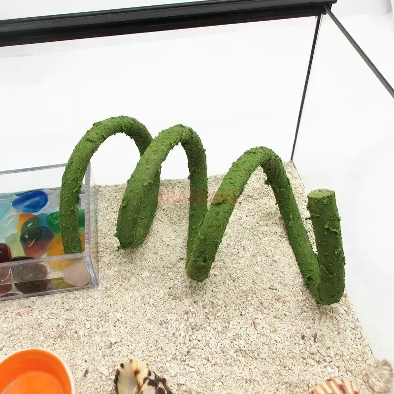 

【 Имитация толстых лоз диаметром 1,5 см 】 Ящик для разведения домашних животных Dwelling Crab, небольшой ползающий ящик, ландшафтное украшение и av