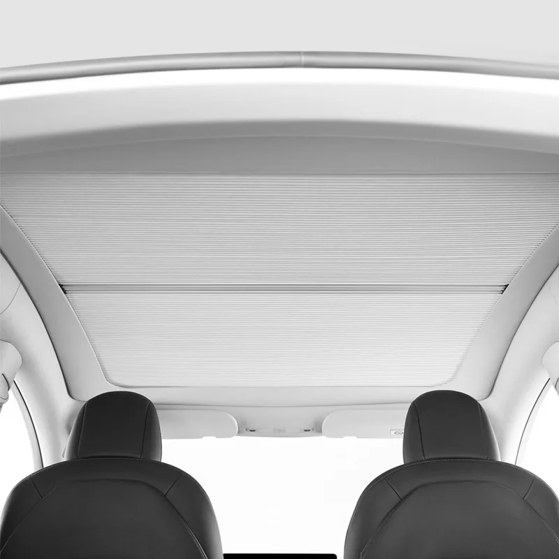 Car Sunroof Suitable For  Y Roof Sun Visor PVC Material Sunroof Sun Visor Retractable Magnetic Sun Visor