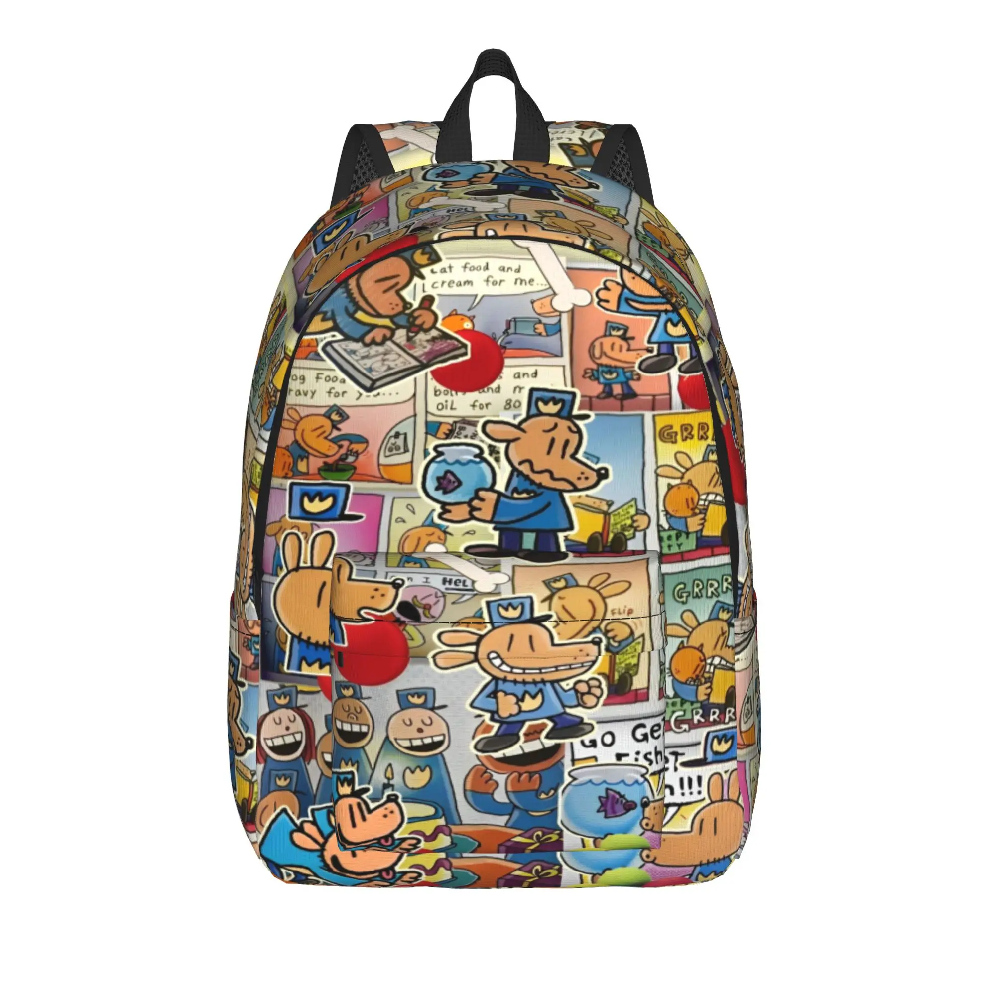 

Dog mans Fashion Backpack with Pocket High School Hiking Travel Daypack for Men Women Laptop Computer Canvas Bags