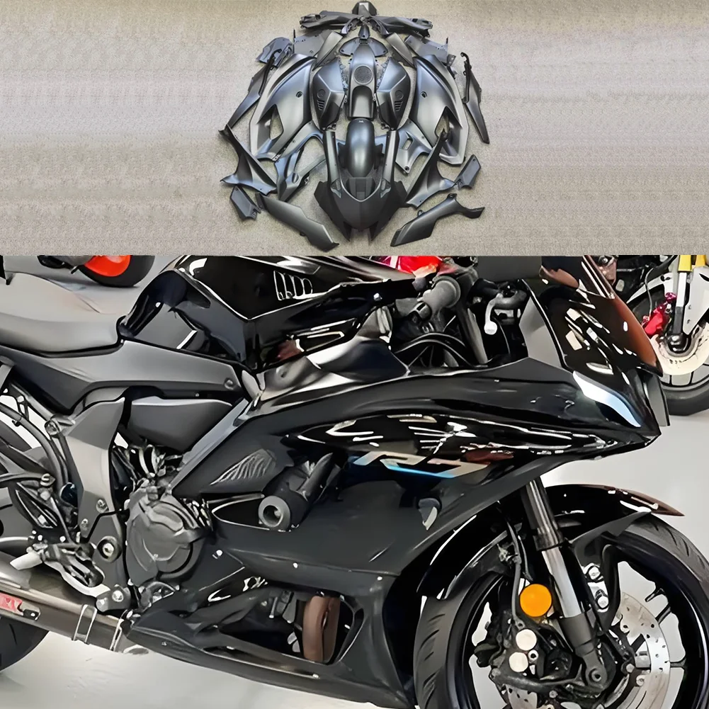 Pre-drilled ABS Injection Fairing Kit Bodywork for YAMAHA YZF R7 2022-2023 22 23 Matte Black
