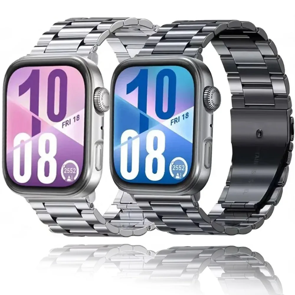Edelstahl-Metallarmband für Huawei Watch Fit 4, Fit 3, Smartwatch, bequemes Armband für Huawei Watch Fit 4 Pro, Zubehör