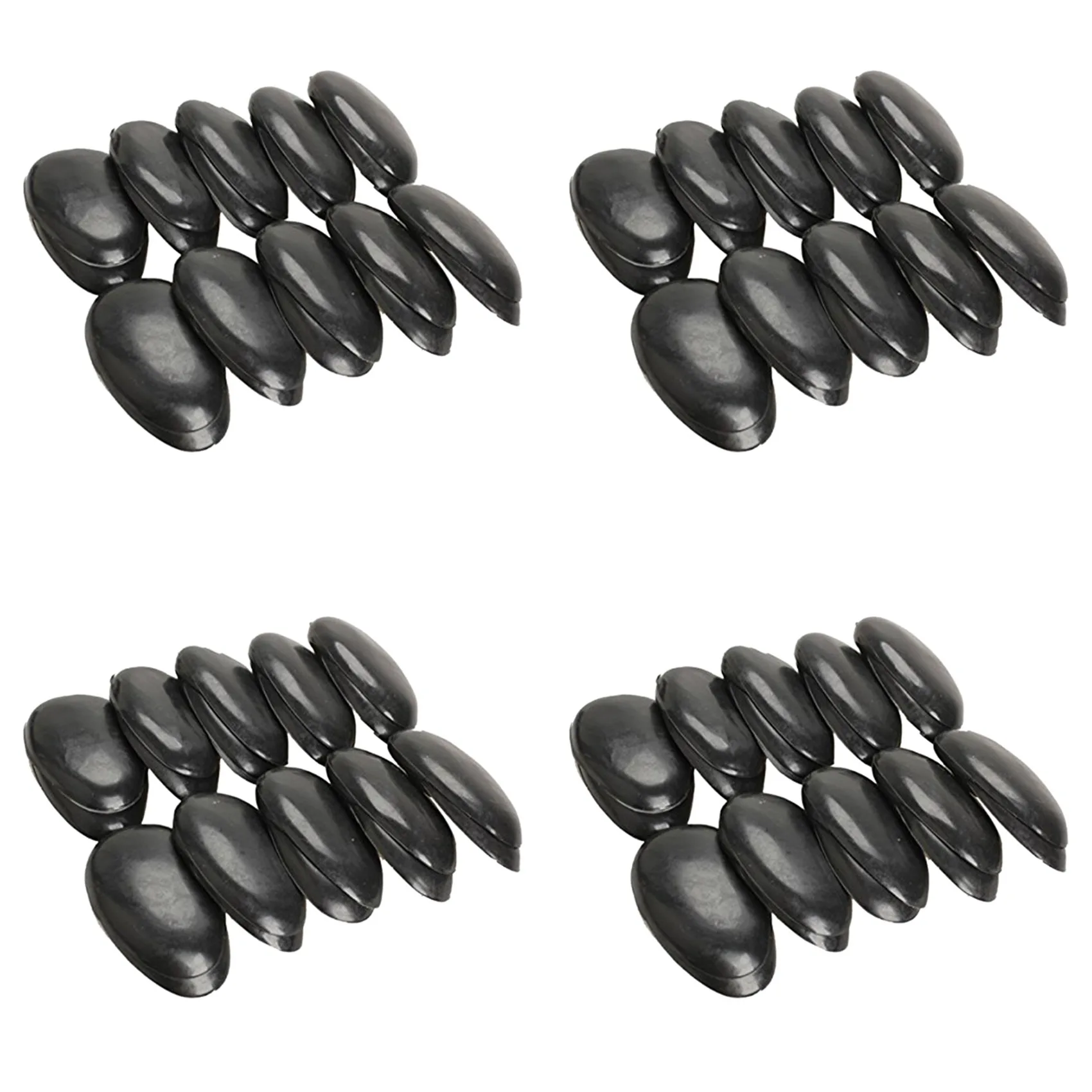

【PLAISIR】40 Pairs Black Plastic Hairdressing Dye Coloring Ear Cover Shield Protector