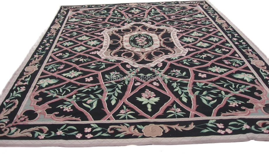 

Free shipping handmade needlepoint woolen rugs high quality 9'x12' cheap prices different sizes available