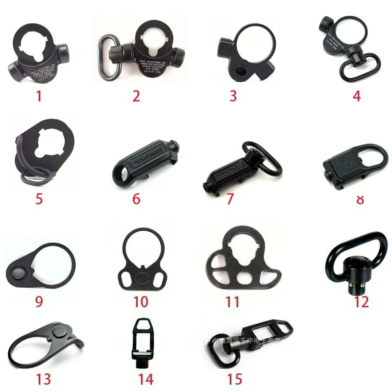 

Butterfly Strap Loop ASAP Strap Buckle RSA GBB QD Quick Release Single/Double Point Outdoor Strap Loop20mmSight Rail Accessory