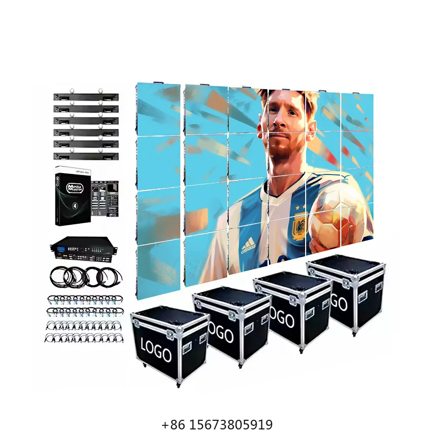 

Алюминиевый литой светодиодный LED-экран для внутреннего и наружного использования P2.9 P3.91, гигантский LED-дисплей для аренды