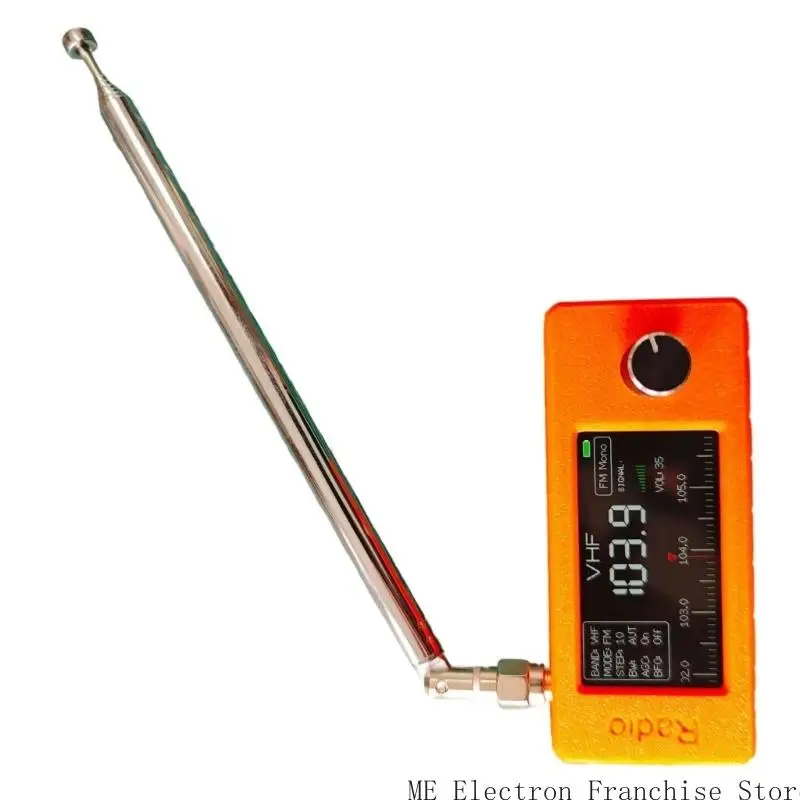 T5EA SI4732 MINI Radio Receiver Portable Shortwave Radio USB FM Full Band Radio مع حجم جيب الهوائيات