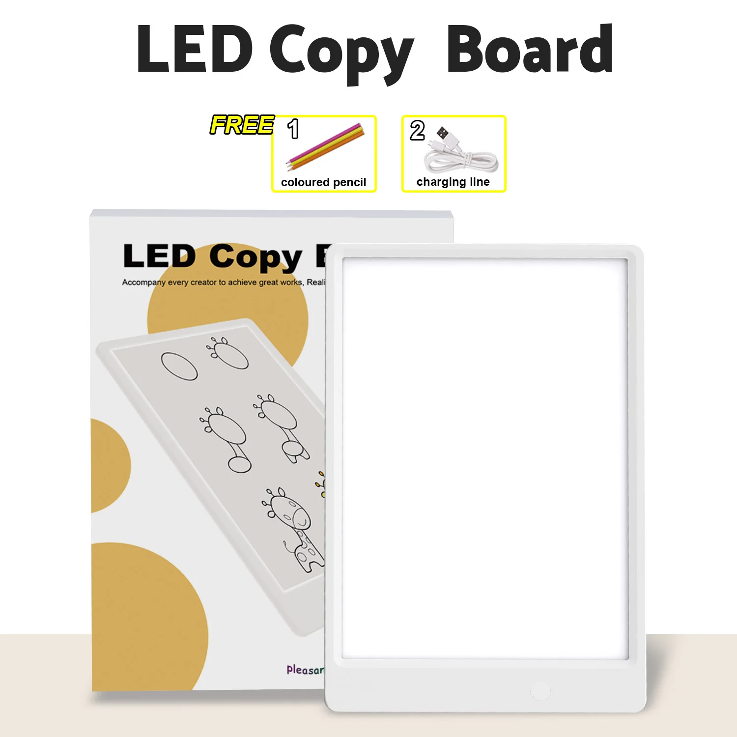 A5 A4 LCD Geschreven Tablet Led Tekening Kopie Pad Board Kinderspeelgoed Schilderen Educatief Kinderen Groeien Creatieve Cadeaus Voor Kinderen