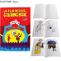 A Fun Magic Coloring Book Magic Tricks Fun Close Up Magia Mentalism Illusion Gimmick Props Classic Toys Magic Prop