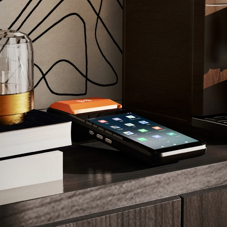 H5 Offline Touch Screen Mobile Pos Terminal All in One Pos Terminal Machine Handheld Pos with Printer