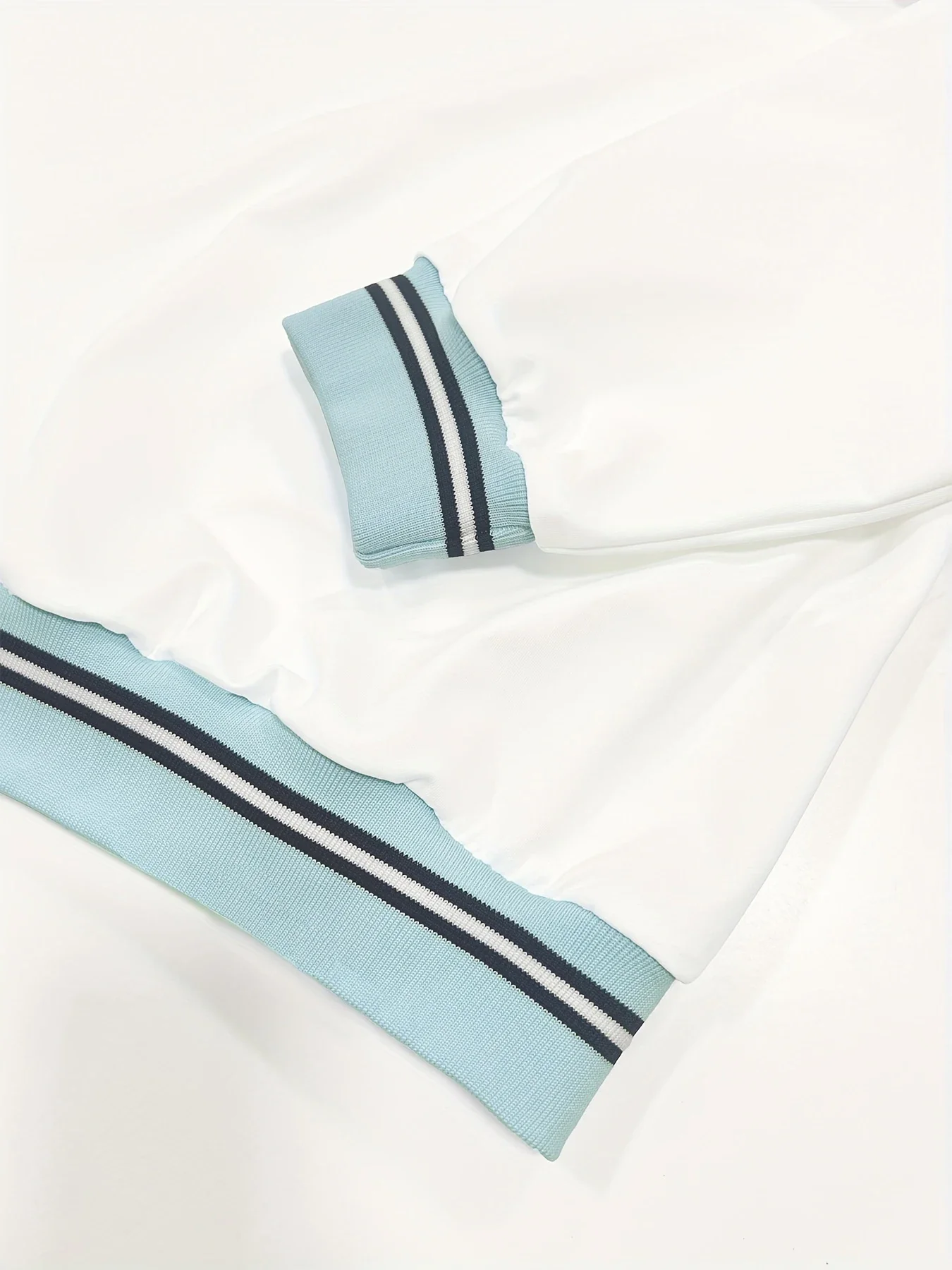 بدلة غير رسمية على طراز الكلية الأمريكية للنساء، سترة رياضية خريفية بأكمام طويلة، شورت برباط، بدلة من قطعتين #3