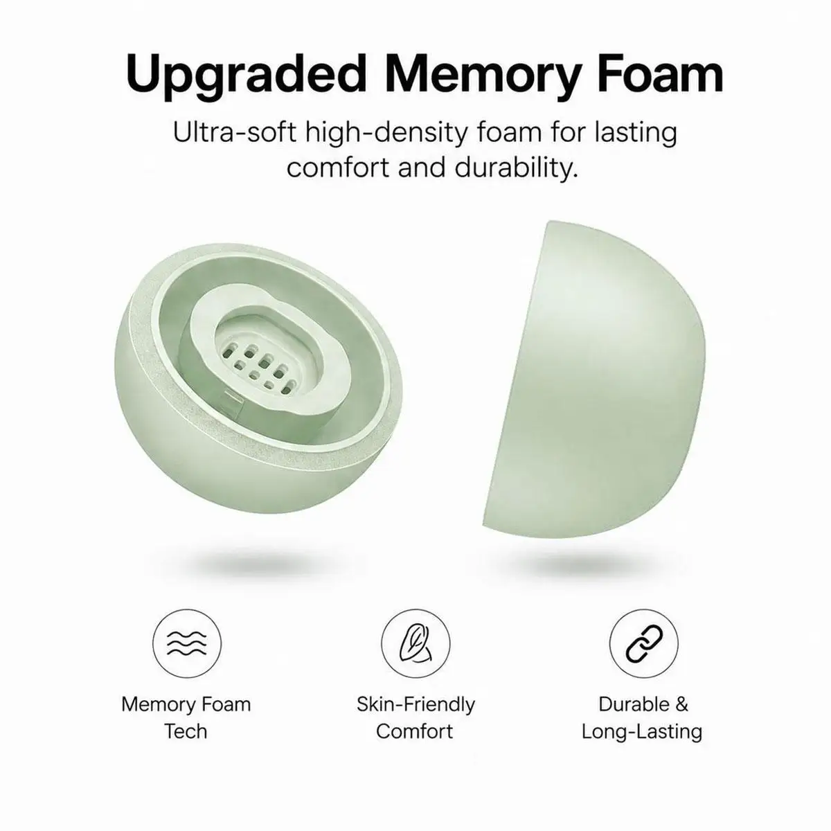 M Size For HUAWEI FreeBuds Pro 5/4/3/2 XDcase 1 Pair Replacement Memory Foam Ear Tips Kit