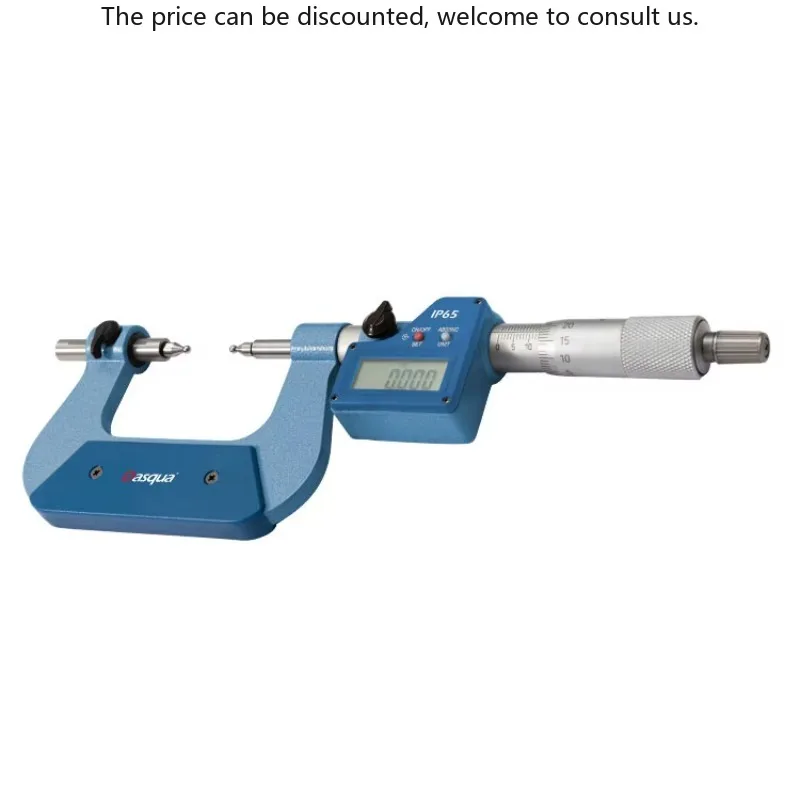 

Dasqua 0-25mm Stainless Steel Digital Gear Micrometer Interchangeable Ball Tips