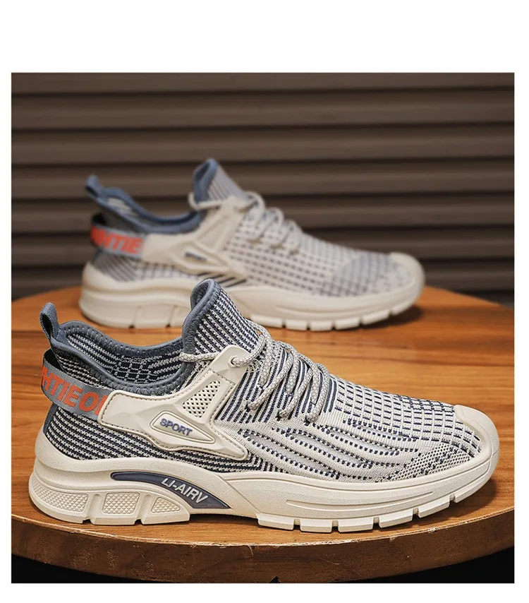 Men's Versatile Casual Fashionable Sports Shoes Spring 2026 New Breathable Mesh Footwear for Active Lifestyles
