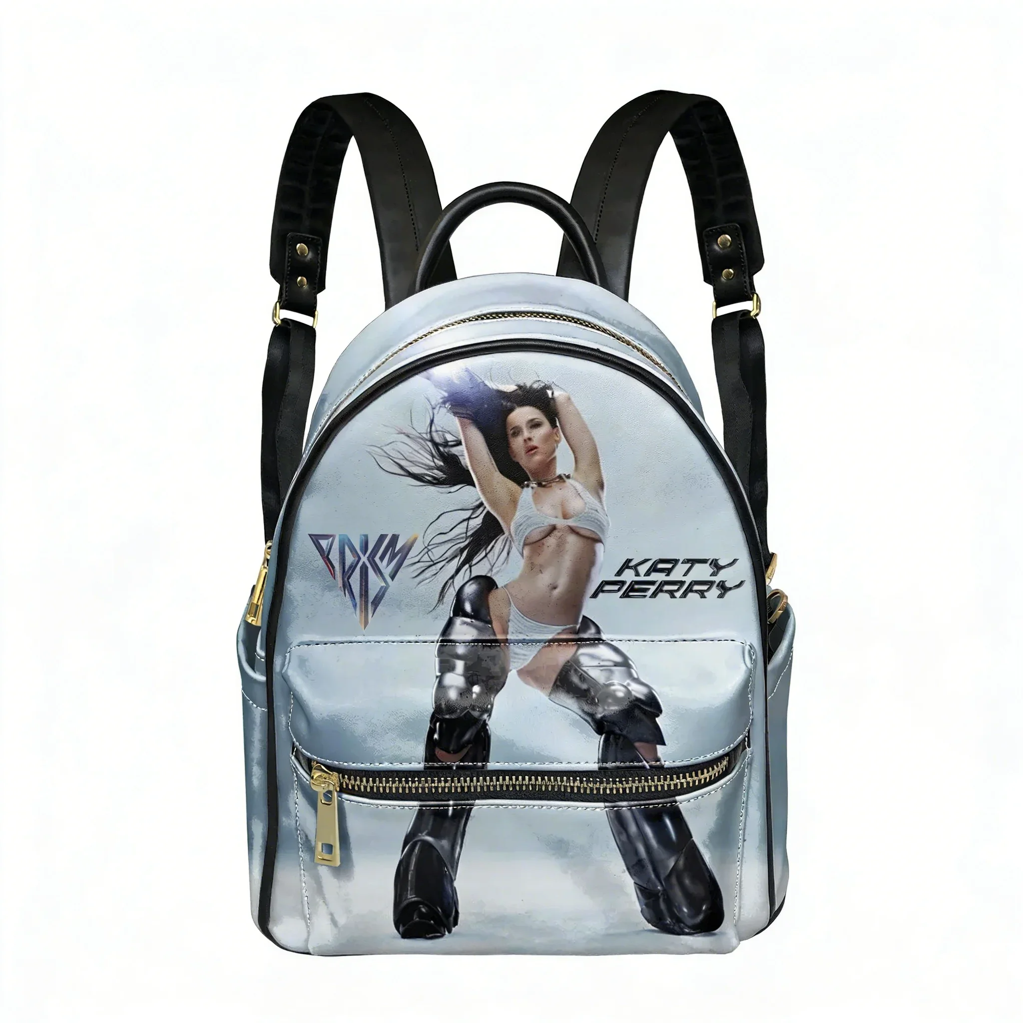 Katy Perry Singer Backpack Womens Men Personalized Double Shoulder Bag Business Travel Bookbag Rucksack Gift Daypack