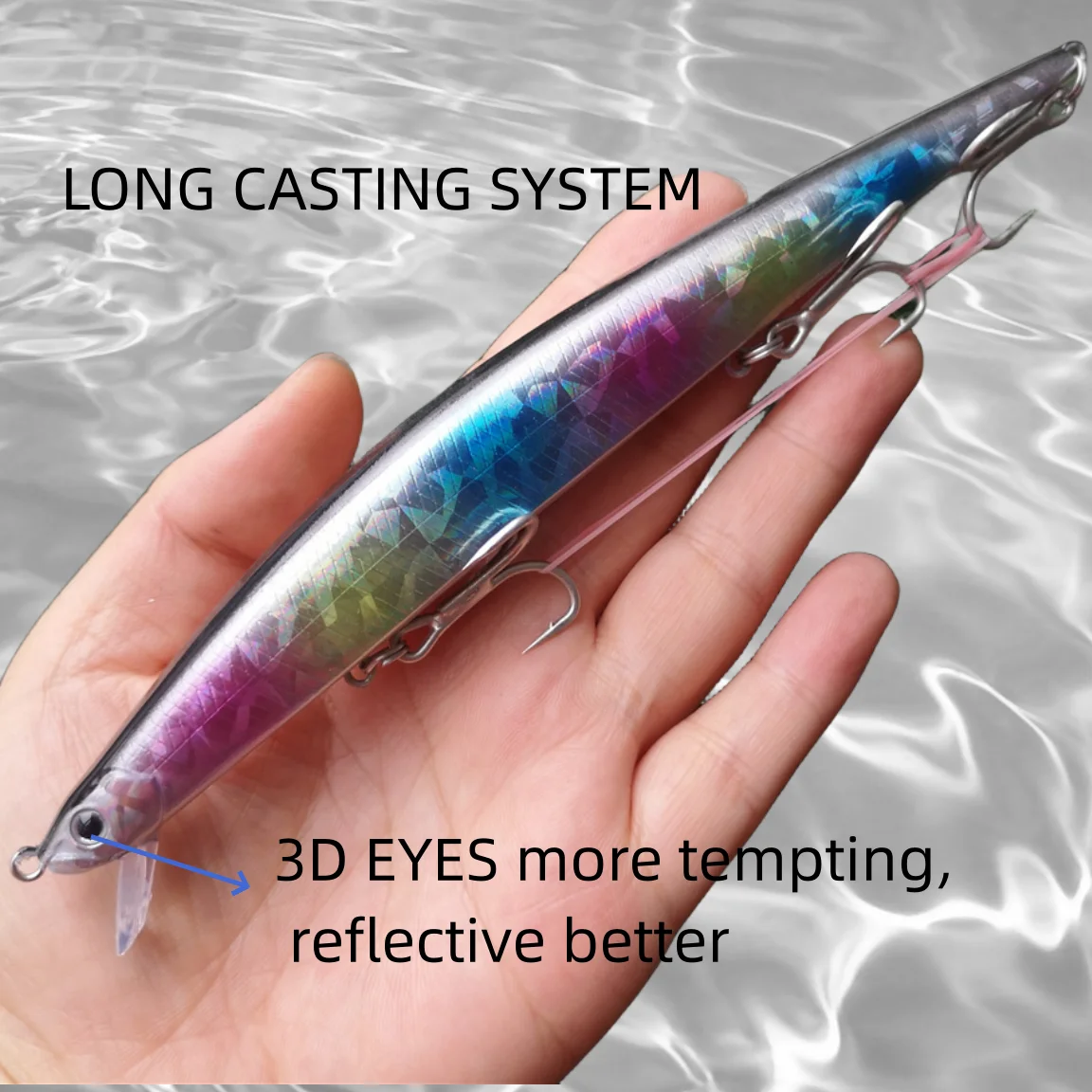 SWOLFY 175 مللي متر 30 جرام الاصطناعي Jerkbait Wobblers الضحلة المدى البحر باس إغراء سويم Pesca العائمة أسماك الصيد إغراء