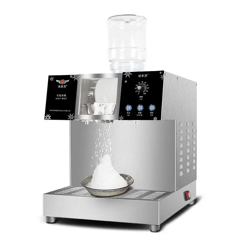 Commercial Korean Full Automatic Touch Screen Snowflake Ice Maker Bingsu Machine for Milk Shaved Ice Dessert Shop