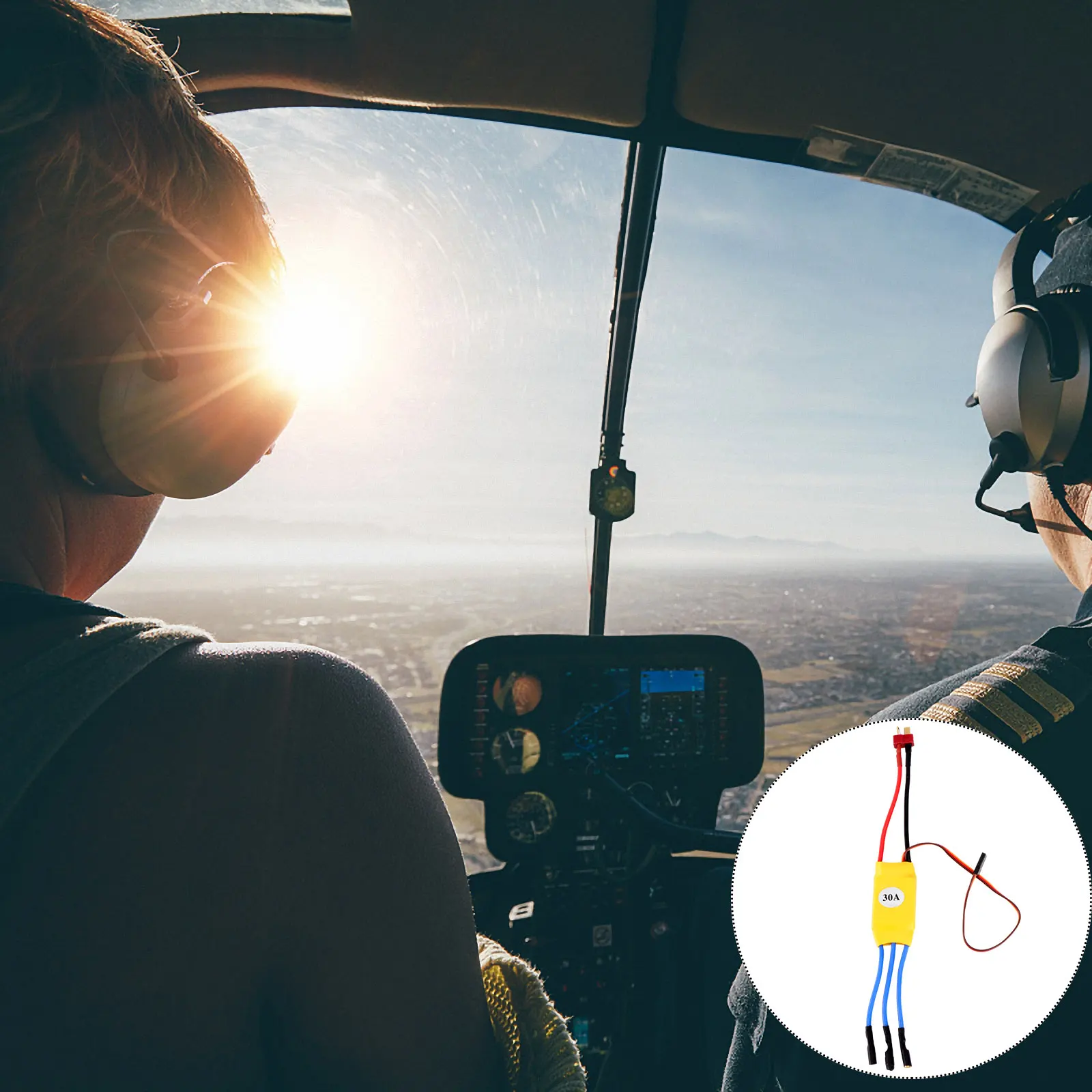 

30a Brushless Esc Controller 210000rpm Safe Protection for 400-450 Helicopter Multicopter Quadcopter Rc