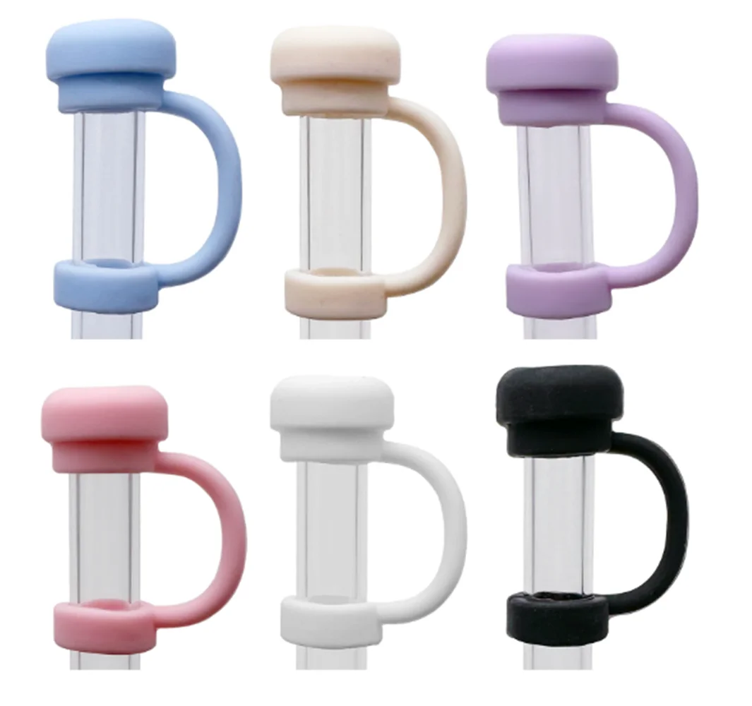 

100 шт., чехлы для соломинки, многоразовые силиконовые накладки на соломинку для чашки Стэнли, герметичные пылезащитные соломинки, чехол, аксессуары для стаканов