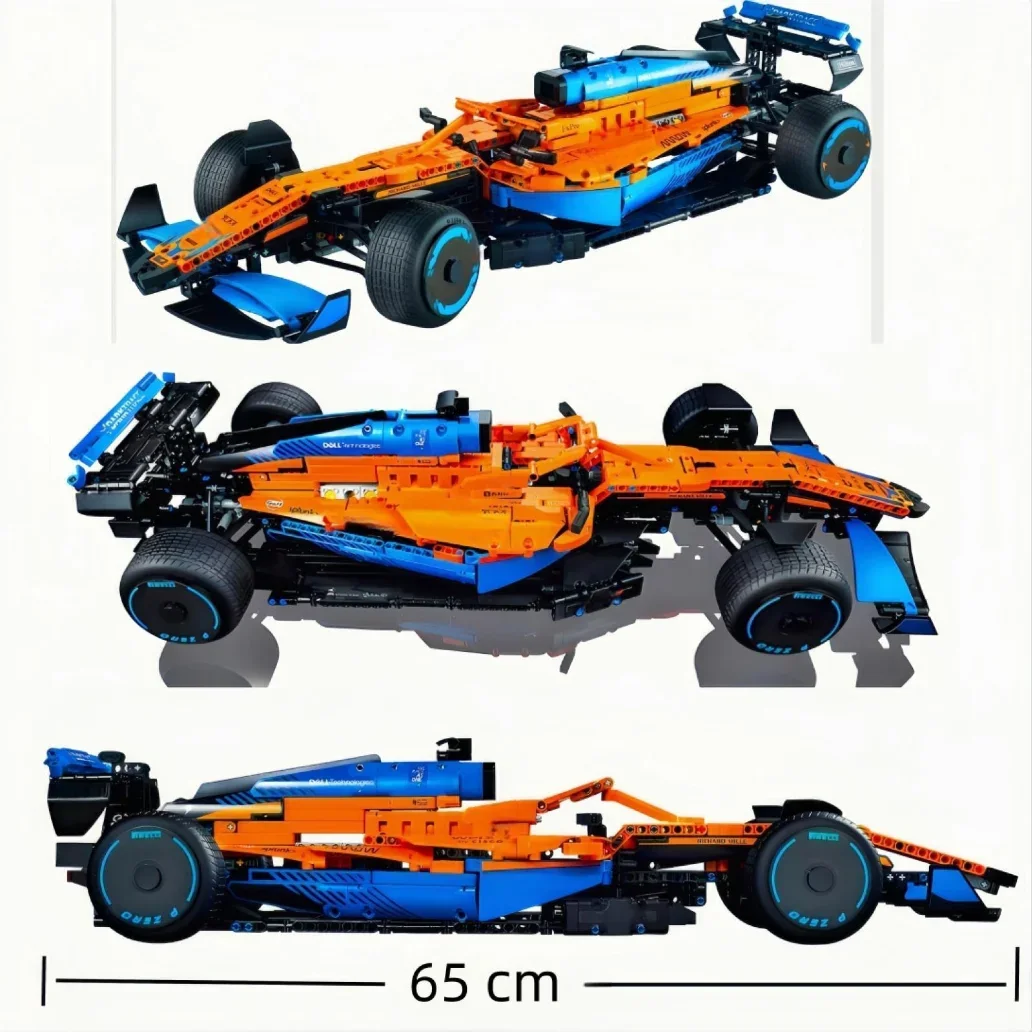 سلسلة سباق F1 الجديدة 2025 W14 42171 42141 RB20 42206 SF24 42207 نموذج سيارة خارقة تجميع الهدايا