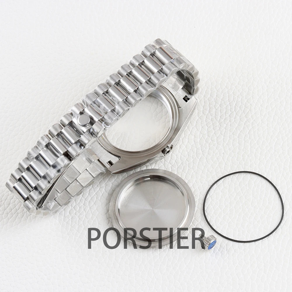 36/39mm NH35 Case and Presidential Bracelet for Datejust Case NH35 NH36 movement 28.5mm Dial Sapphire Stainless steel Waterproof