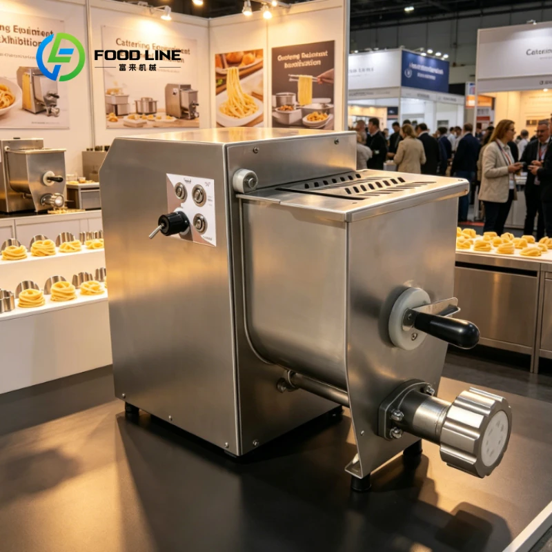 Customized Stainless Steel Macaroni Spaghetti Extruder,Automatic Pasta Making Machine for Continuous Catering Production