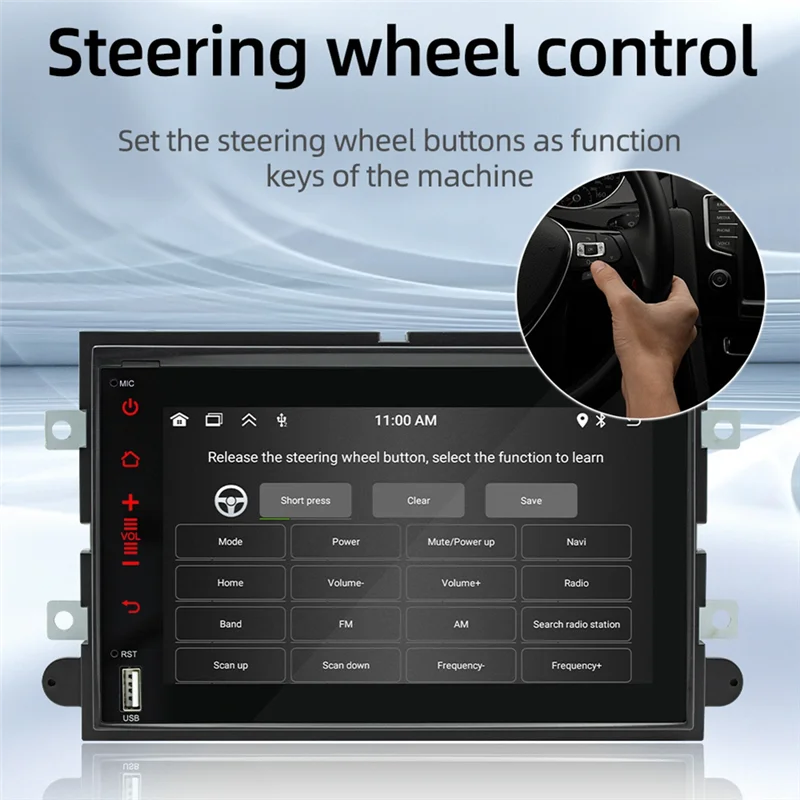 

Durable Android 13 7 Inch 2+32G Car Radio Player GPS Navigation For Ford F150 2007-2014 Android Auto Carplay Stereo