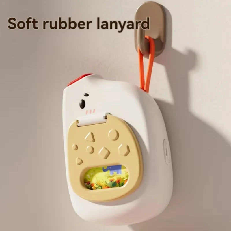 8-sleutel schattige olifant muzikale telefoon pratende leermachine peuter speelgoed educatief muziek mobiel speelgoed met verlichting