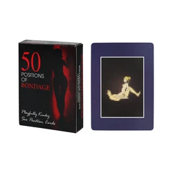 Coppia adulta sex pose card, fun card, gioco da camera da letto coppia pazza, promozione di emozioni e desiderio di eccitazione