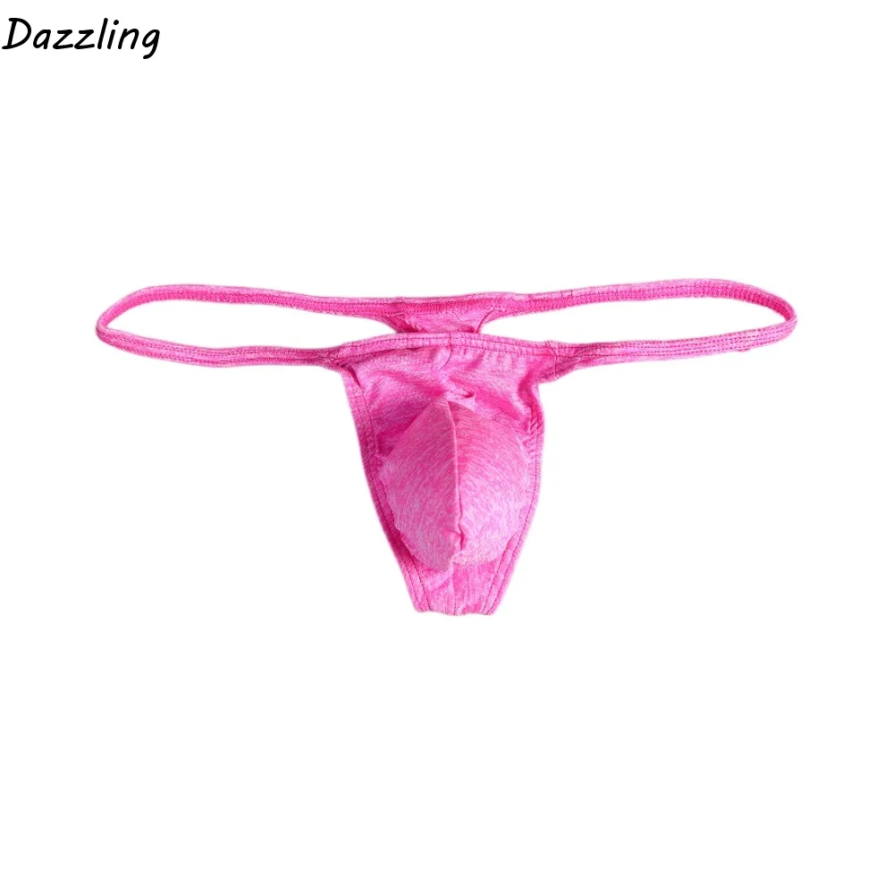 

Comfortable Low Waist Men Thongs Thin Strap Underpants Men's Panties Lingerie T-back Male Briefs Summer
