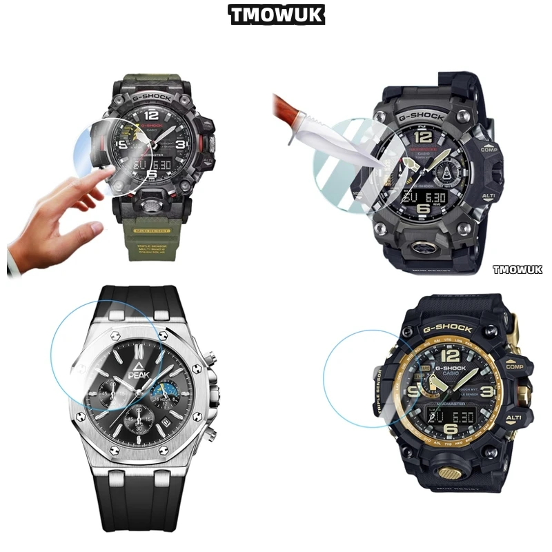 

For Casio GWG - 2000 S2200 S140 EFV 540D L MDV 107 EFV 520DB GRB 100 GA 2110 Watch Film Tempered Glass Screen Protector HD 9H Hi