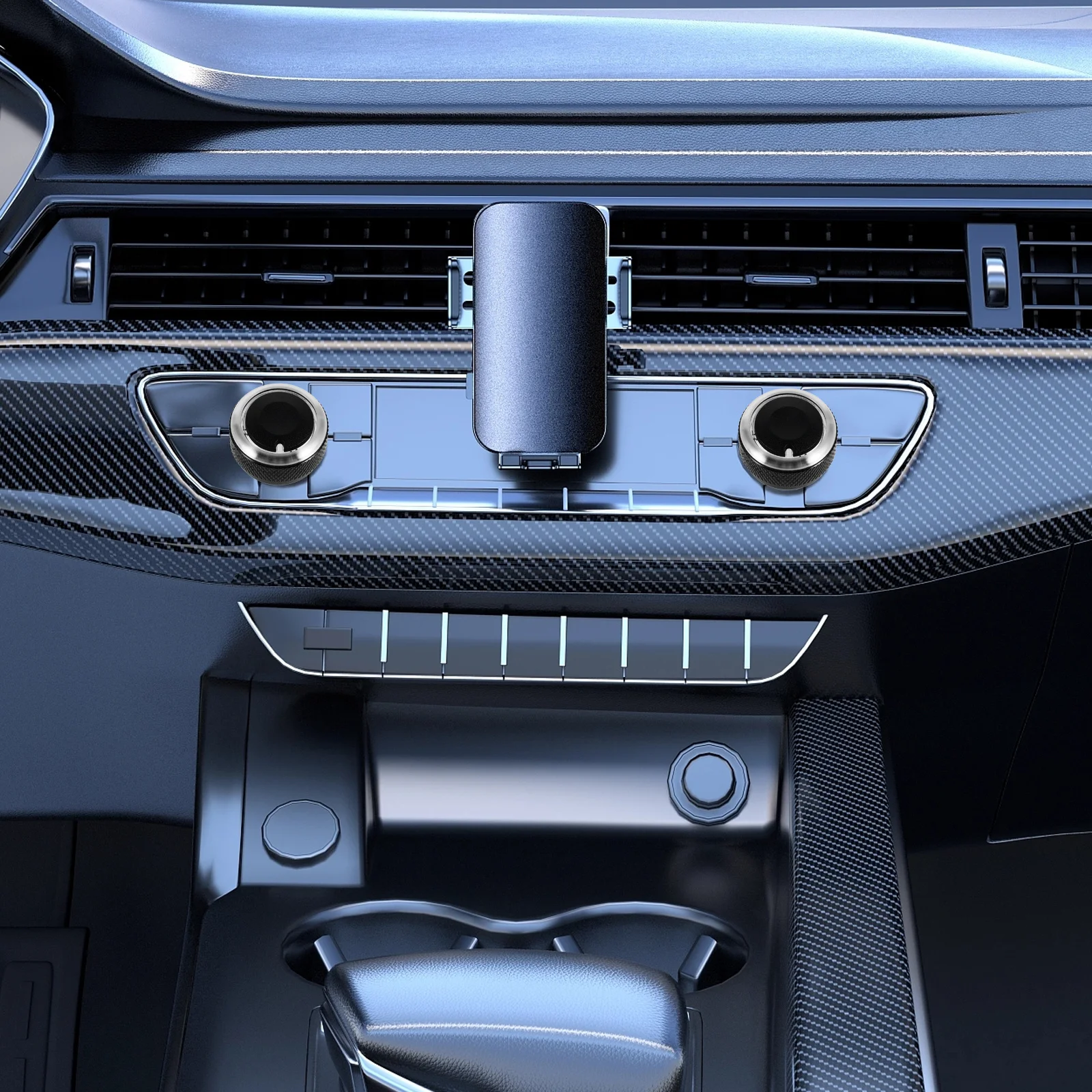 

3Pcs Aluminum Alloy Ac Heater Control Knobs Car Air Conditioning Switch Easy Install Car Air Conditioner Button Control Knobs