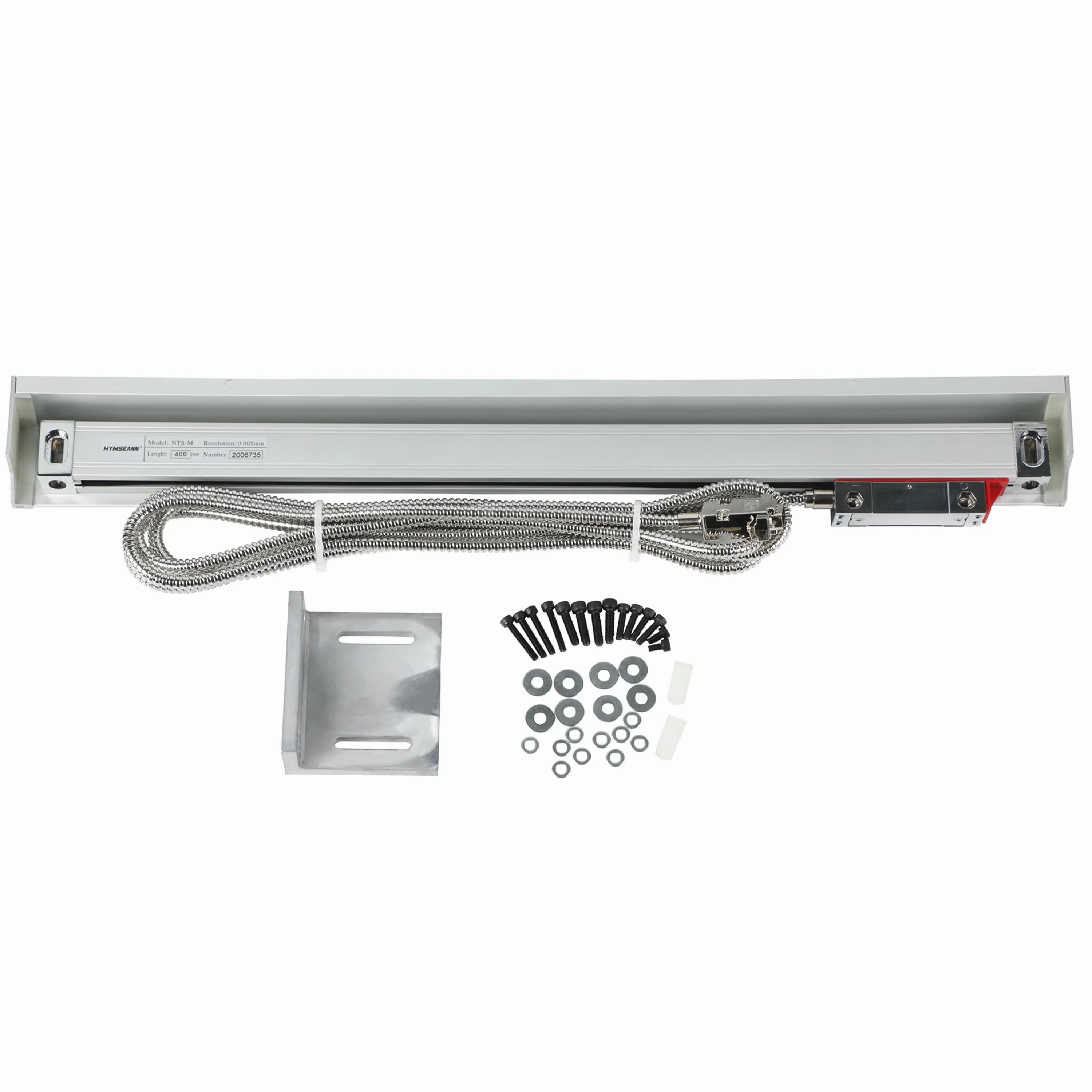 Imagem -06 - Display de Leitura Digital e Escala de Vidro Linear Multilíngue Eixos Lcd Dro Kit Hs8002 Torneamento Torno Fresamento Régua Grating Codificador