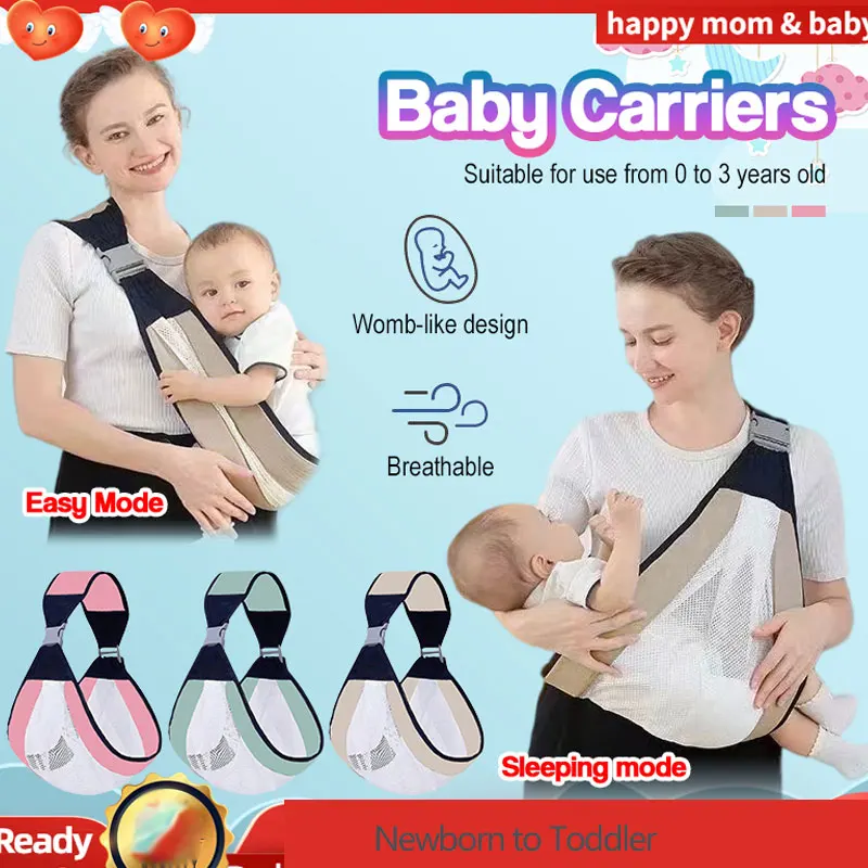 0-36maanden Draagzak Baby Sling Wrap Ergonomische Veilige Positie Babydragende Drager Pasgeboren Naar Peuter Kangoeroe Draagriem